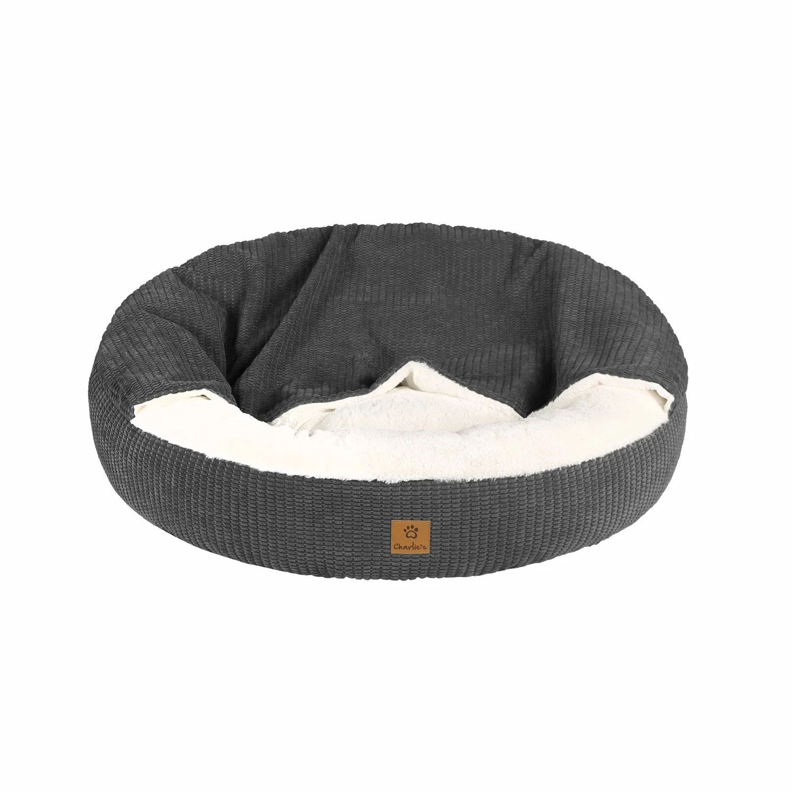 Snookie Hooded Pet Bed in Corncob
