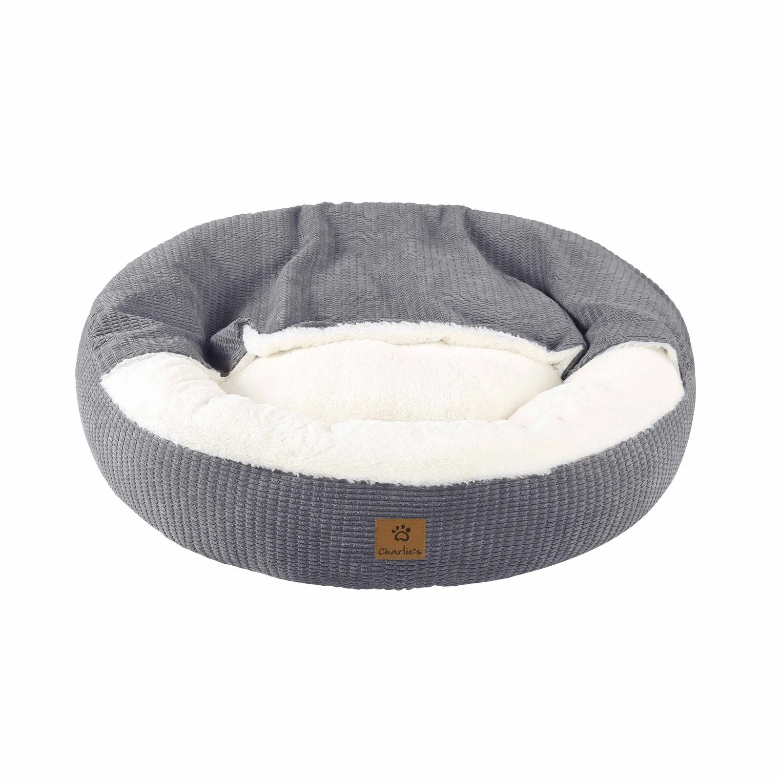Snookie Hooded Pet Bed in Corncob