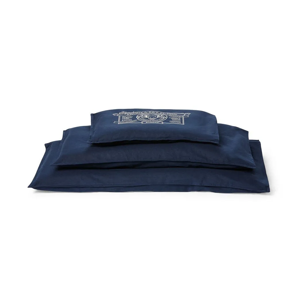 Snooza Organic Pet Futon Blue Dog Bed Mighty {)_(}