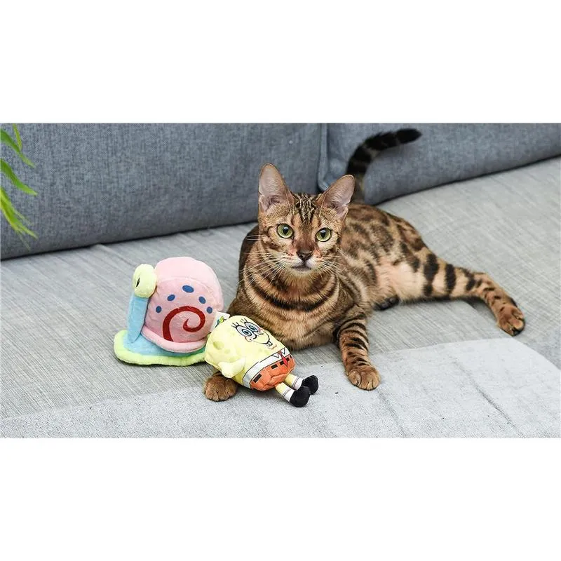 Spongebob and Gary Catnip Plush 2pc Toy Set