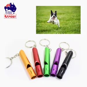 Stainless Steel Dog Whistle for Recall Training Puppy Silent Supersonic Pet Dogs