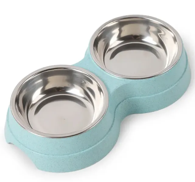 Stainless Steel Double Pet Bowls