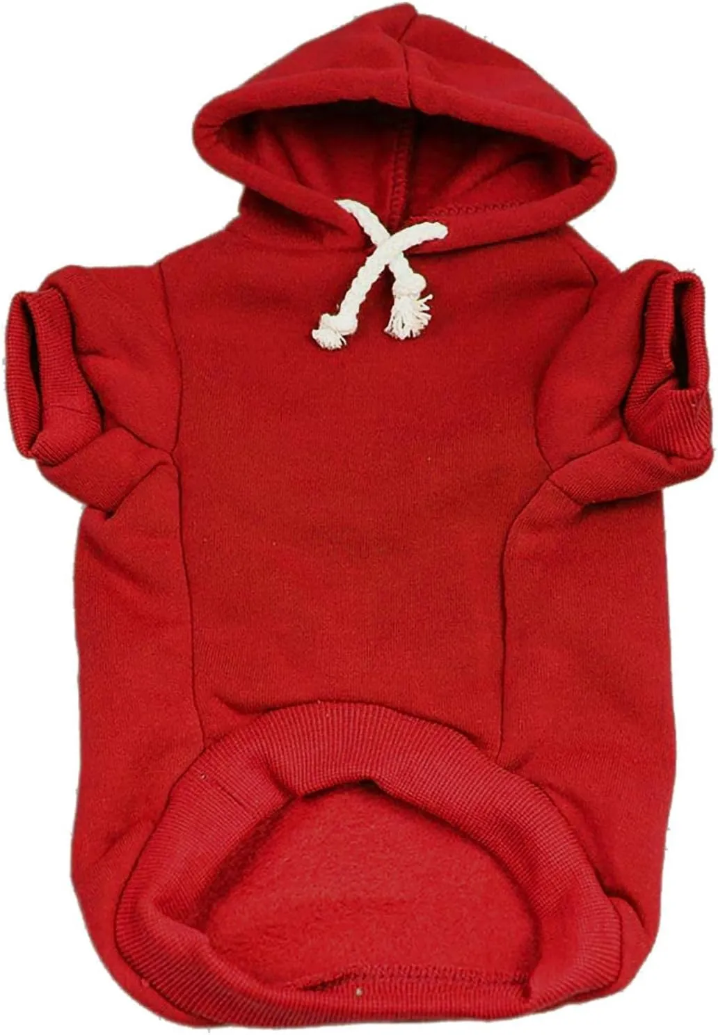 We Do Too Wedding Engagement Announcement Dog Hoodie Fleece Lined Pullover Sweatshirt with Leash Hole (Red, 4X-Large 81)