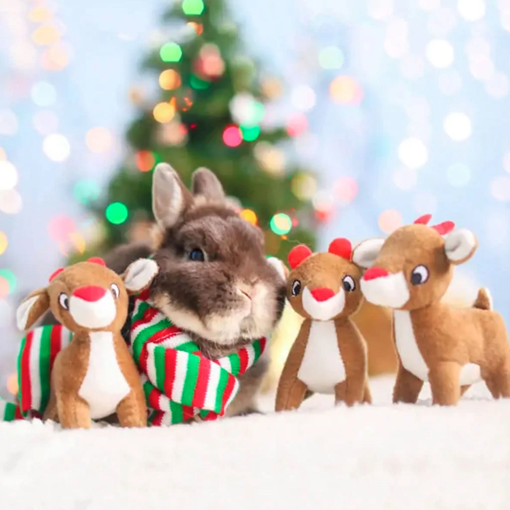 Zippy Paws Miniz Reindeer Dog Toy